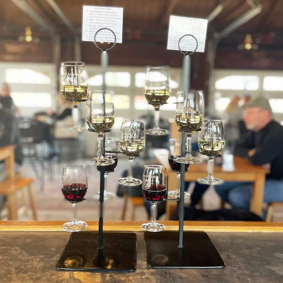 applewood winery flight tower