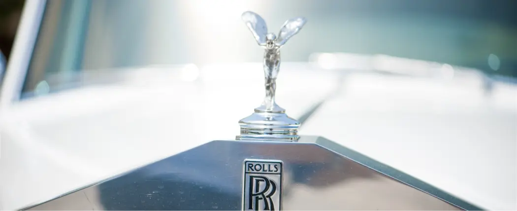 1962 vintage rolls royce logo