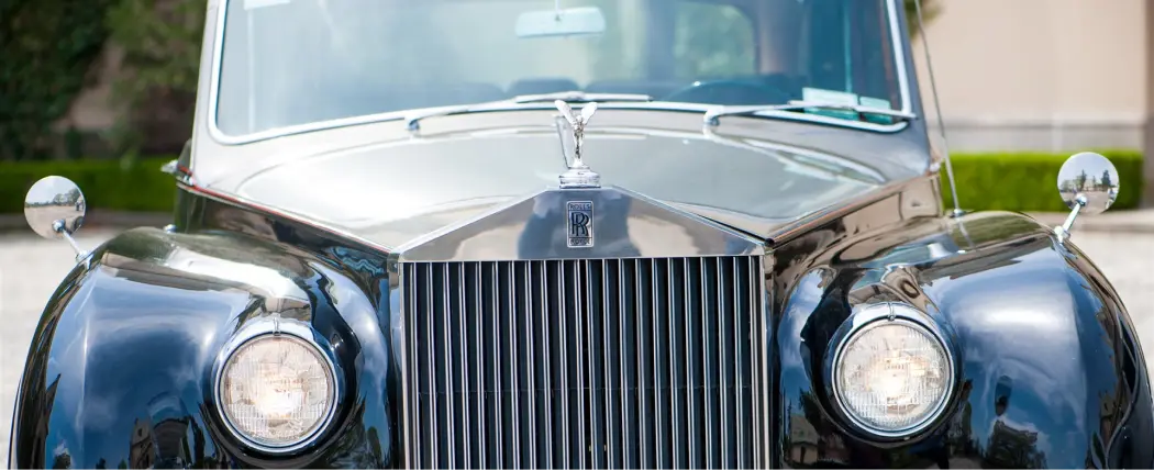 vintage rolls royce front