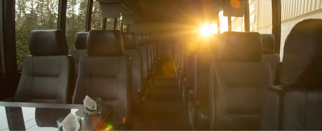 31 passenger shuttle bus seating