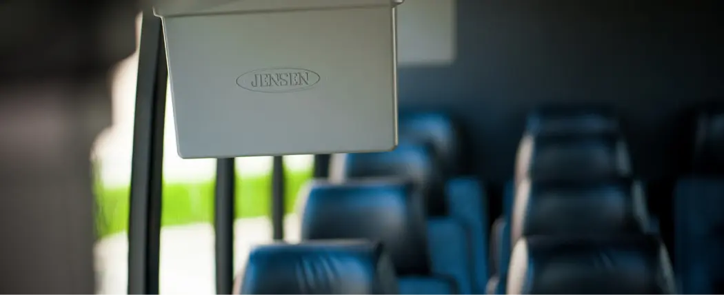 37 passenger shuttle bus inside