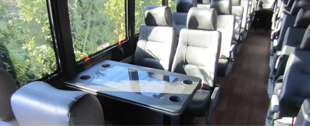 37 passenger shuttle bus seating