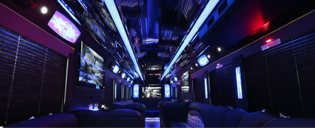 44 passenger party bus