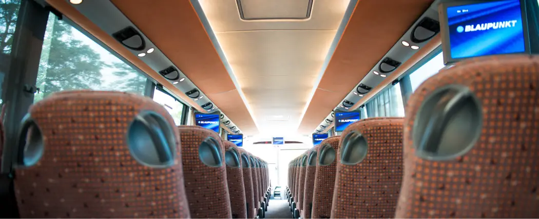 56 passenger setra coach seating
