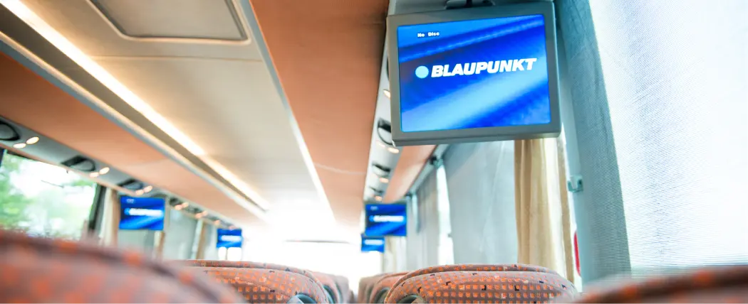 56 passenger setra video screen