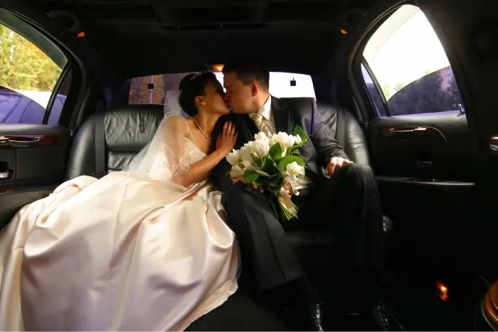 wedding kiss