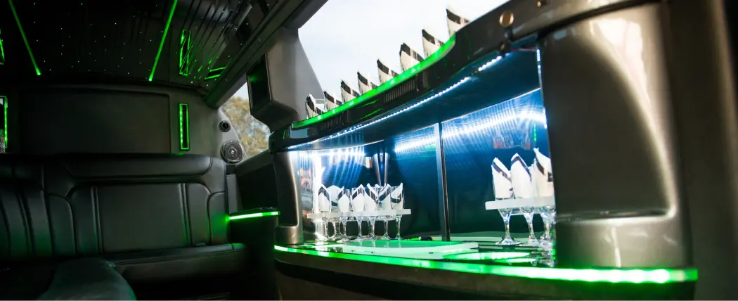 lincoln mkt stretch limo bar