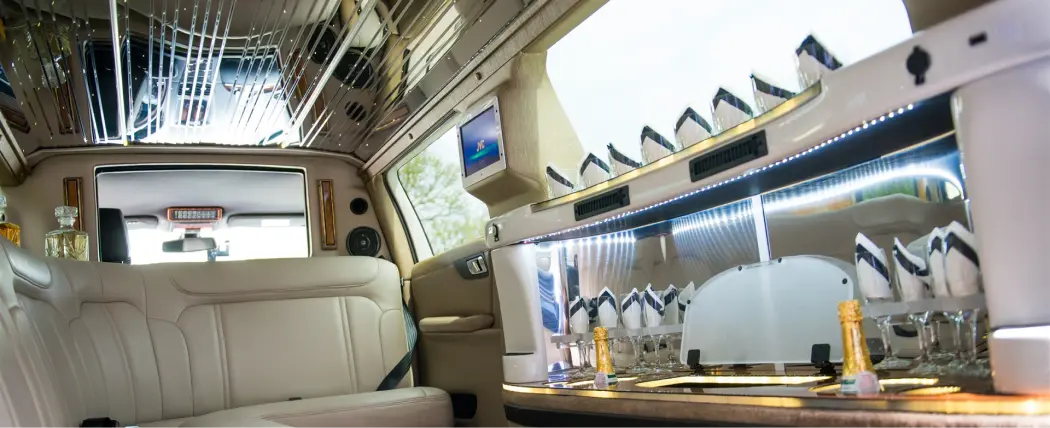 mkt stretch limo interior