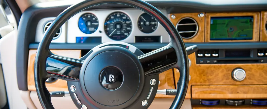 rolls royce phantom steering wheel