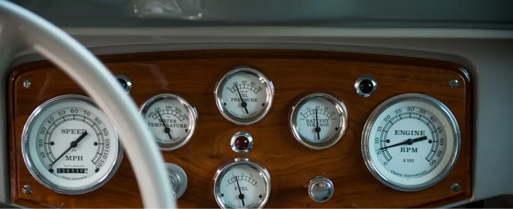 1933 presidential packard dashboard