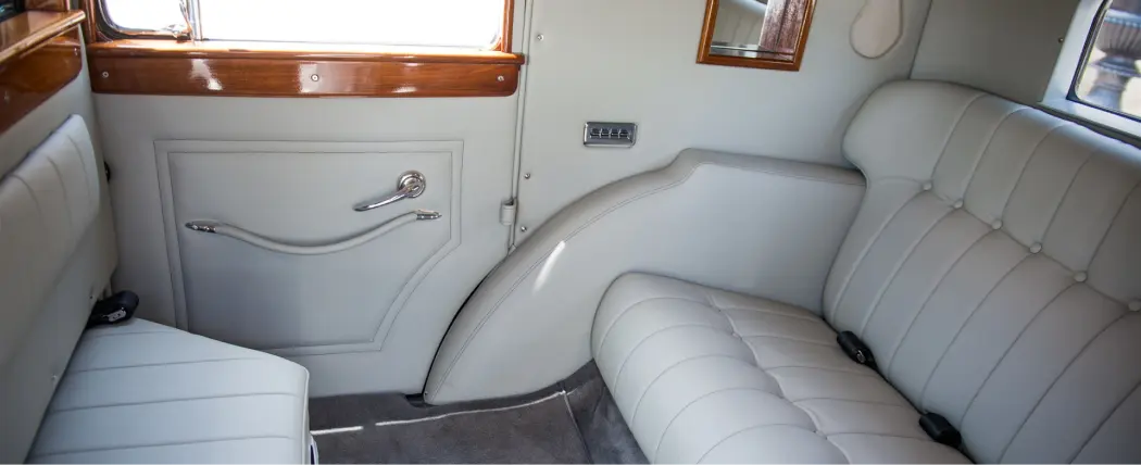 interior of 1933 presidential packard