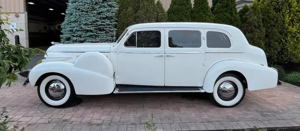 1940 white Cadillac main